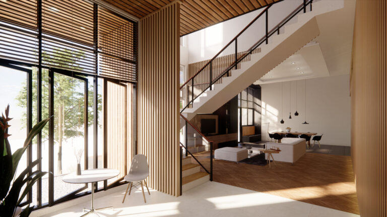 foyer to living room